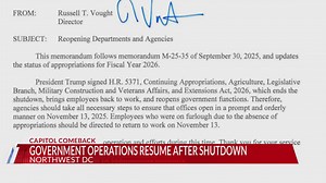 Government operations resume after shutdown