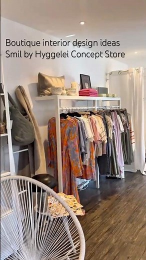 Boutique interior ideas - concept store Smil by Hyggelei #retaildesign #boutiquedesignideas