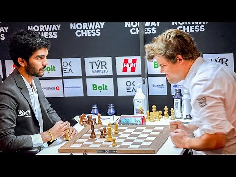 Magnus Slams Table After Losing To Gukesh At Norway Chess 2025
