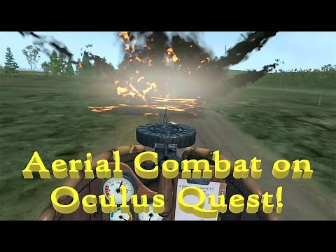 Warplanes: WW1 Fighters- How to play. (Awesome multiplayer aerial combat on Oculus Quest!)