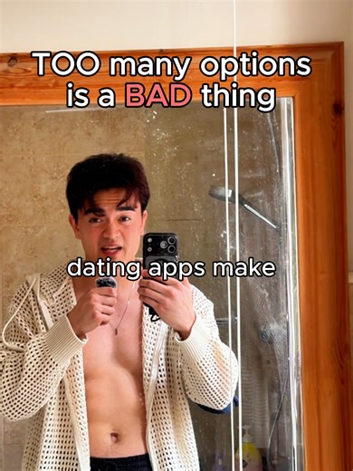 hot take: too many options is honestly ruining dating 😬 #relationships #dating