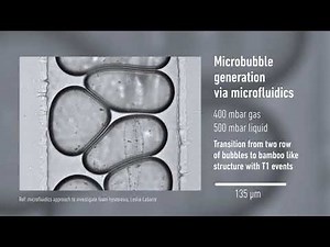 Microbubble generation via microfluidics