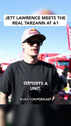 Jett Lawrence Meets the Real Tarzann at A1