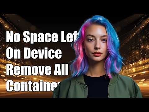 "no space left on device" even after removing all containers