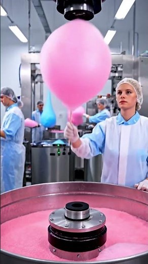 Inside a Cotton Candy Factory – How Sugar Turns Into Fluffy Clouds (Full Process)