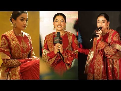 Rashmika Mandana Visuals at Chhaava Trailer Event | Rashmika Mandana | Filmyfocus.com
