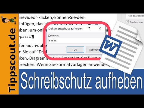 Word: Schreibschutz aufheben