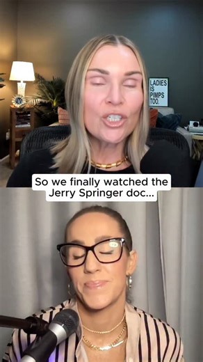 Jami Rice | Podcast Creator & Host on Instagram: "In this week’s episode of Serial Streamers, Jessi and I dive into the @netflix documentary Jerry Springer: Fights, Camera, Action. What started in 1991 as a pretty normal talk show covering current events quickly turned into the Springer circus we all know: racy storylines, outrageous guests, KKK members, mistresses airing out their dirty laundry on national TV… you name it, it happened on that stage. And of course, THE FIGHTS… literal WWE-level