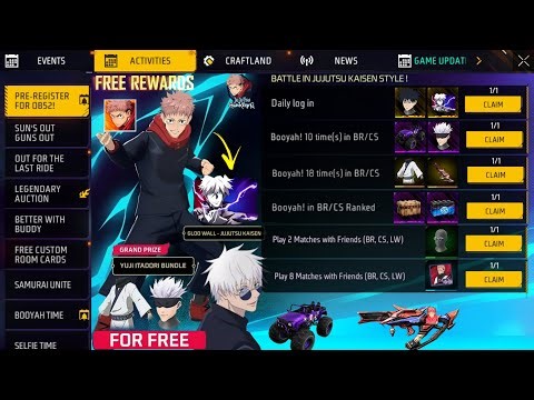 CONFIRMED JJK EVENT ALL FREE REWARDS🔥 -para SAMSUNG,A3,A5,A6,A7,J2,J5,J7,S5,S6,S7,S9,A10,A20,A30,A50