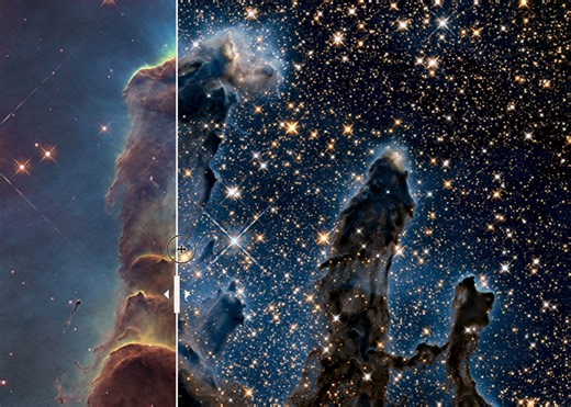 Hubble can help you see things in a different light – literally! Use our interactive sliders to explore cosmic objects across multiple wavelengths of light, each revealing exciting aspects of our universe. Get started here: https://go.nasa.gov/3RkoXXT #NASA #Hubble #space #science #nebula #universe #astronomy #interactive #STEM #games | NASA's Hubble Space Telescope