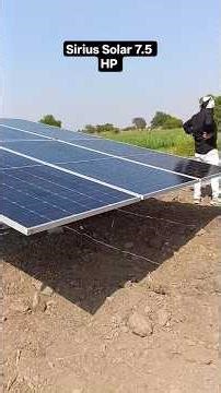 Sirius Solar 7.5 HP Pump Full Installation | Solar Pump Setup Step by Step #solarwaterpump