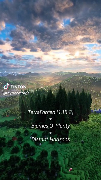Exploring Spectator Mode in TerraForged and Biomes O' Plenty (1.18.2)