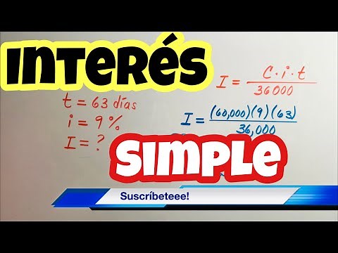 Cómo CALCULAR el INTERÉS SIMPLE (Matemática Financiera)