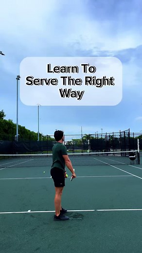 Master Your Tennis Serve in Three Easy Steps