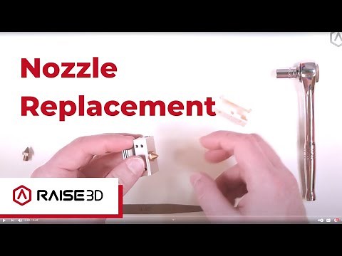 Nozzle Replacement for Pro2 Series 3D Printers | RaiseAcademy