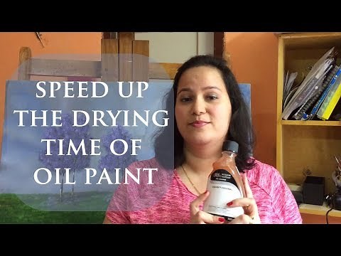 How to make oil paint dry faster