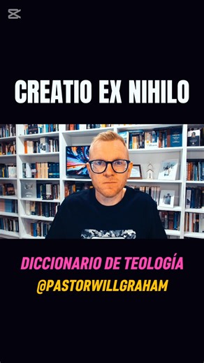 2.1K views · 17 reactions | ¿Qué significa CREATIO EX NIHILO? ✨✨ Pastor Will Graham - Iglesia evangélica Almería | Pastor Will Graham | Facebook