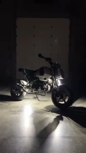 7.9K views · 69 reactions | While LED strips used to be the go-to for motorcycle lighting, Stage Series Rock Lights are setting the new standard for two wheels. This Honda Grom now has the brightest underbody setup on the street—not just for style, but to make sure it's seen!  Get yours here ➡️ https://tinyurl.com/37fjj3zh | Diode Dynamics | Facebook