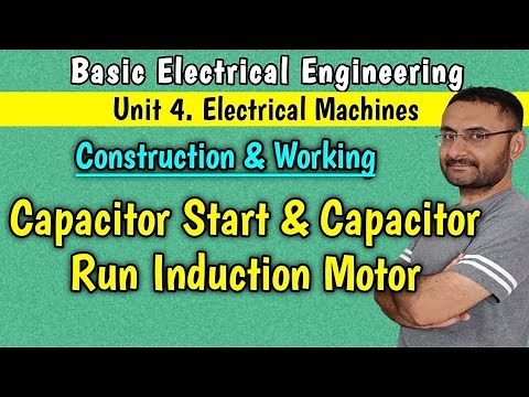 Capacitor start Capacitor run single phase Induction Motor (1st year engineering) BEE (EEE)