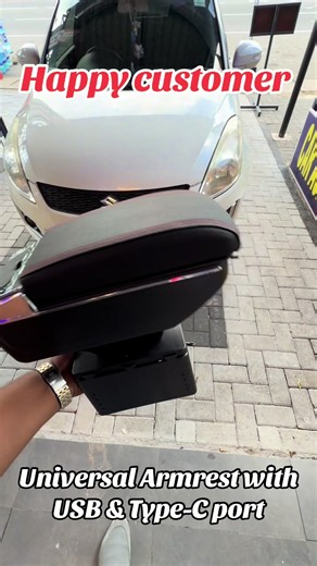 Universal Armrest with USB & Type-C Port — Happy Customer Review