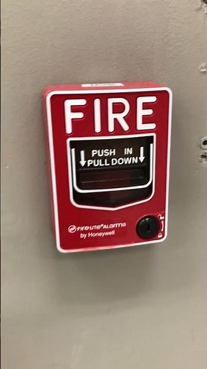 Fire Alarm pull station and Emergency Exit door @ Target