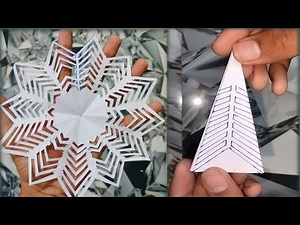Easy Paper Snowflake Tutorial - Perfect Winter Craft for Beginners! ✂️❄️