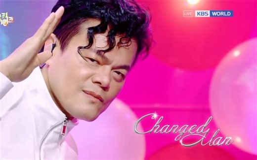 1124音乐银行 朴振英新曲Changed Man打歌现场