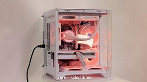 Ocean of Stars AI-Optimized Gaming PC -AMD Ryzen 7 7800X3D 4.2 GHz, RTX 5060 8G, 32GB DDR5 RAM 6000MHz, 1TB PCIe +1TB SATA SSD, 11AC WiFi,Windows 11 64-bit -White