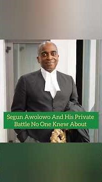 What Really Happened To Segun Awolowo? #highsocietydiary