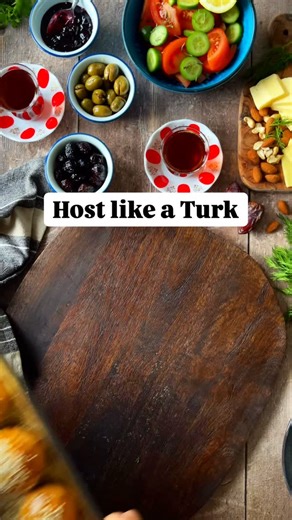 Yusuf & Zerrin • Give Recipe on Instagram: "Poğaça is a staple of every afternoon tea gathering in Turkey. And here’s the thing: you never serve just poğaça. If there aren’t other pastries on the table, then at least there will be cheese, olives, sliced tomatoes and cucumbers. Whatever you have at home, you bring it out. And of course, tea. Lots of tea. In proper Turkish fashion, your second (and sometimes third!) glass will be refilled before you even ask. In this video we made cheese-filled po