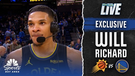 Warriors rookie Will Richard discusses staying ready after 20-point night in win against Suns