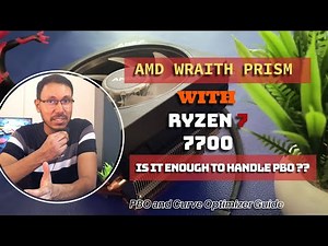 I tested AMD's Wraith Prism ❄️ on Ryzen 7 7700 – Can It Keep Up? 🔥 PBO & Curve Optimizer Guide