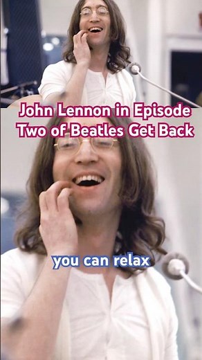 John Lennon in Episode Two of Beatles Get Back #thebeatles #thebeatlesgetback