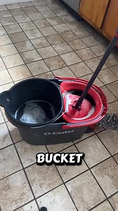 If you have the regular O cedar mop, try this mop bucket hack! #deepclean #clean #ocedarmop #clean #cleantok | The Cleaning Lady