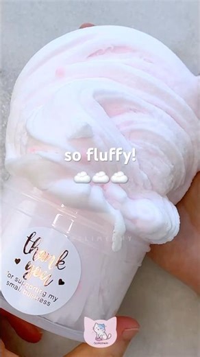 Satisfying sizzly fluffy snow slime ASMR 🎀