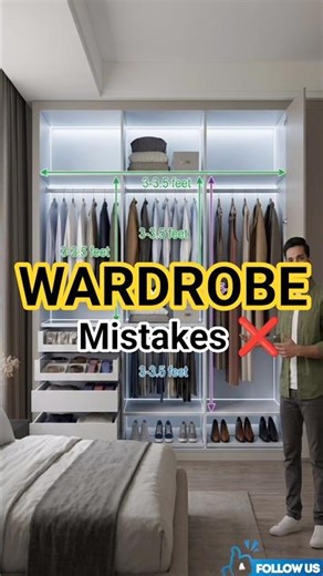 Wardrobe Design Mistakes ❌ + Complete Guide (Size, Material, Sliding vs Hinged) #wardrobedesign