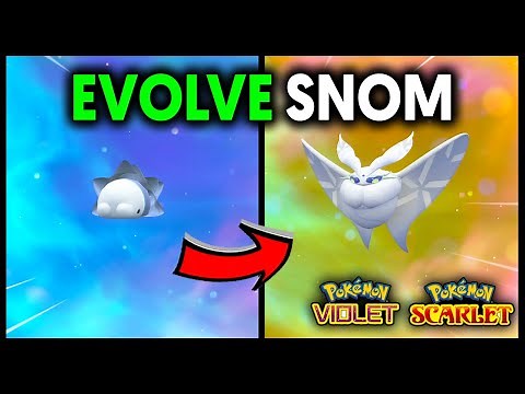 HOW TO EVOLVE SNOM INTO FROSMOTH ON POKEMON SCARLET AND VIOLET