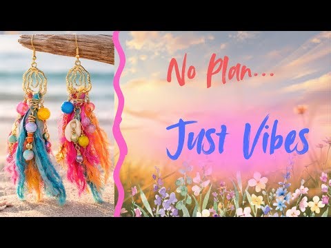 Curated Bead Box Unboxing + Messy Boho Earrings Tutorial (Garden Party)!