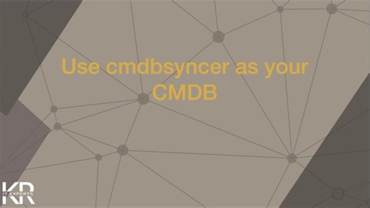 Cmdbsyncer as Simple CMDB | Bastian Kuhn