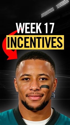 Joe Holka on Instagram: "⬇️Comment “GOAT” for my best NFL incentive picks for Week 17 6 Players with HUGE Money Incentives to Exploit in Week 17 NFL players are fighting for key contract incentives this week. NFL incentives Week 17 + players chasing milestones and records."