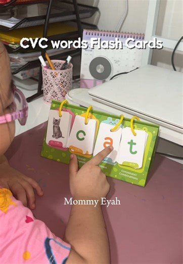 Gusto mo din bang mapadali matuto magbasa ang preschooler mo? #cvcwords #educationalflashcards #cvcflashcards #learnhowtoread #phonics