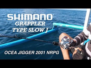 Shimano Grappler type Slow J and Ocea Jigger 2001NRPG