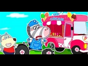 Wolfoo Helps Mr.Zebra Selling ice-cream.The more we Get together#3|Wolf fun friend|
