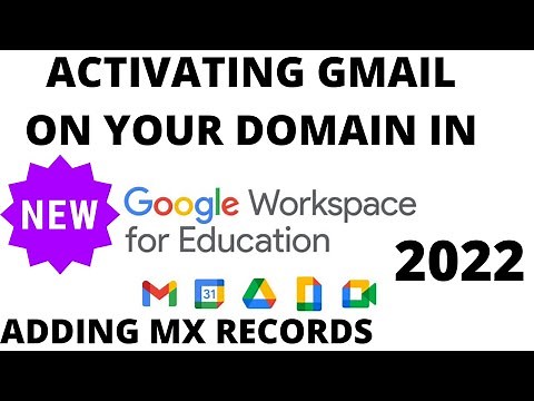 Activate Gmail For Your Domain |Set Up a Business Email with G Suite| Google For Education 2022 |