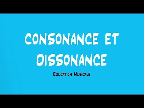 Consonance and Dissonance - MUSIC EDUCATION