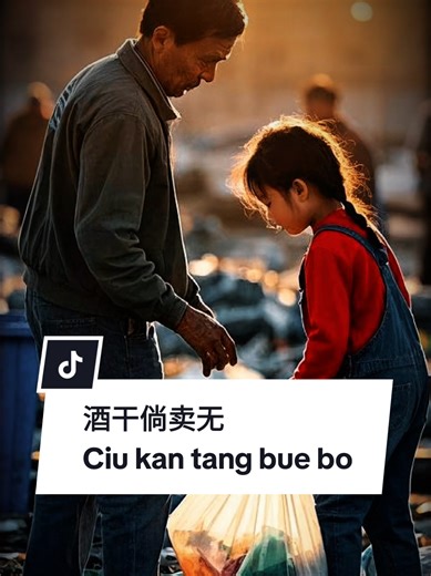 #酒干倘卖无 Ciiu kan tang bue bo ( Botol bekas ada yang mau dijual? ) Pagi belum sempat terang, tapi aku sudah harus melangkah demi bertahan hidup. Meski hujan dan panas datang silih berganti, aku tetap berjalan demi keluarga di rumah. Hidup memang tidak mudah, tapi aku tetap berusaha agar semua bisa makan hari ini. Dari rumah ke rumah aku mencari harapan, meski hasilnya tak selalu banyak. Aku lelah, tapi aku tidak punya pilihan selain terus berjuang. Semua ini kulakukan bukan karena kuat, tapi karen