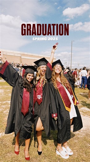 Texas A&M University on Instagram: "From day one in Aggieland to this unforgettable moment, the Class of 2025 has finished strong — together. Here’s to new beginnings, endless possibilities and a lifetime of being an Aggie. #TAMUgrad #AggieNetwork #Graduation #TAMU"