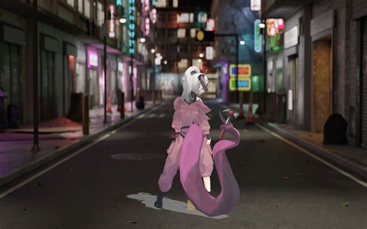 【固定镜头MMD】【北柚香】【Conqueror 】大尾巴限时返厂！