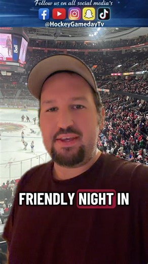 To no one’s surprise, the #Habs fans are full swing in Ottawa as #Sens host #Canadiens #NHL #hockey