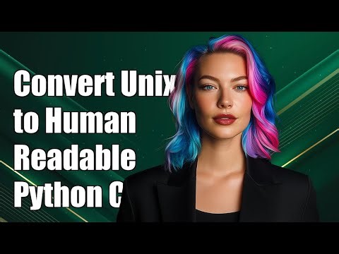 Convert Unix timestamp value to human readable python